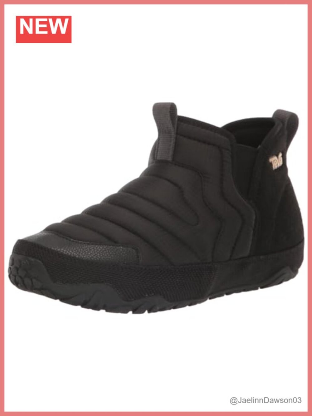 Teva Reember Terrain Mid Pull-On Mocc Shoe, Water Resistant, Ripstop Upper